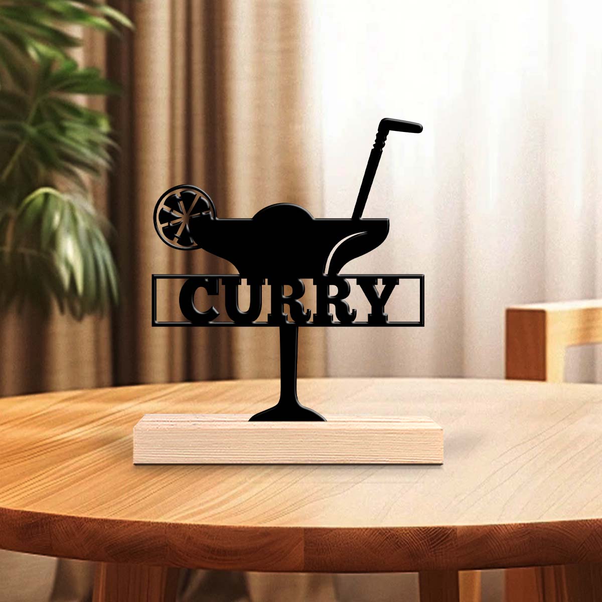 Home Decor Names - 1pc Personalized Iron Desktop Ornament Customizable