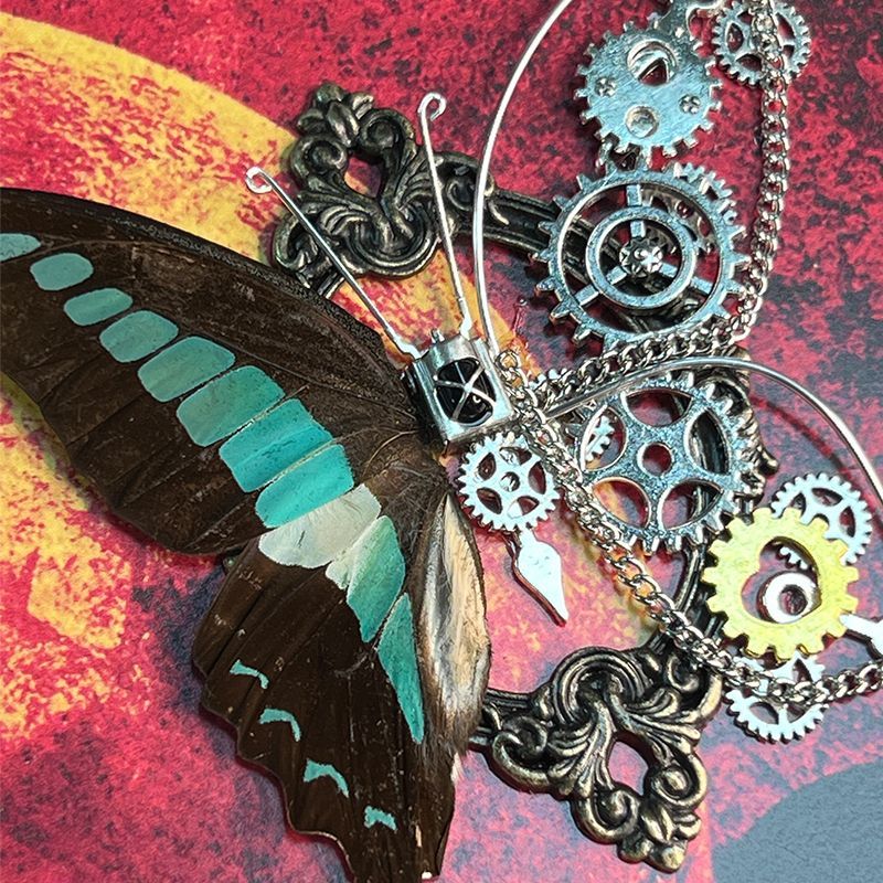Home Decor Kit - Steampunk Butterfly Frame DIY Kit Real