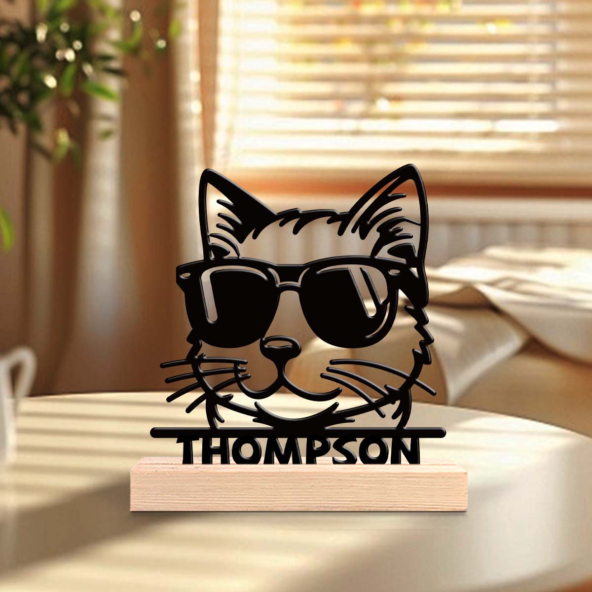 Home Decor Names - 1pc Customizable Wrought Iron Desktop Decoration