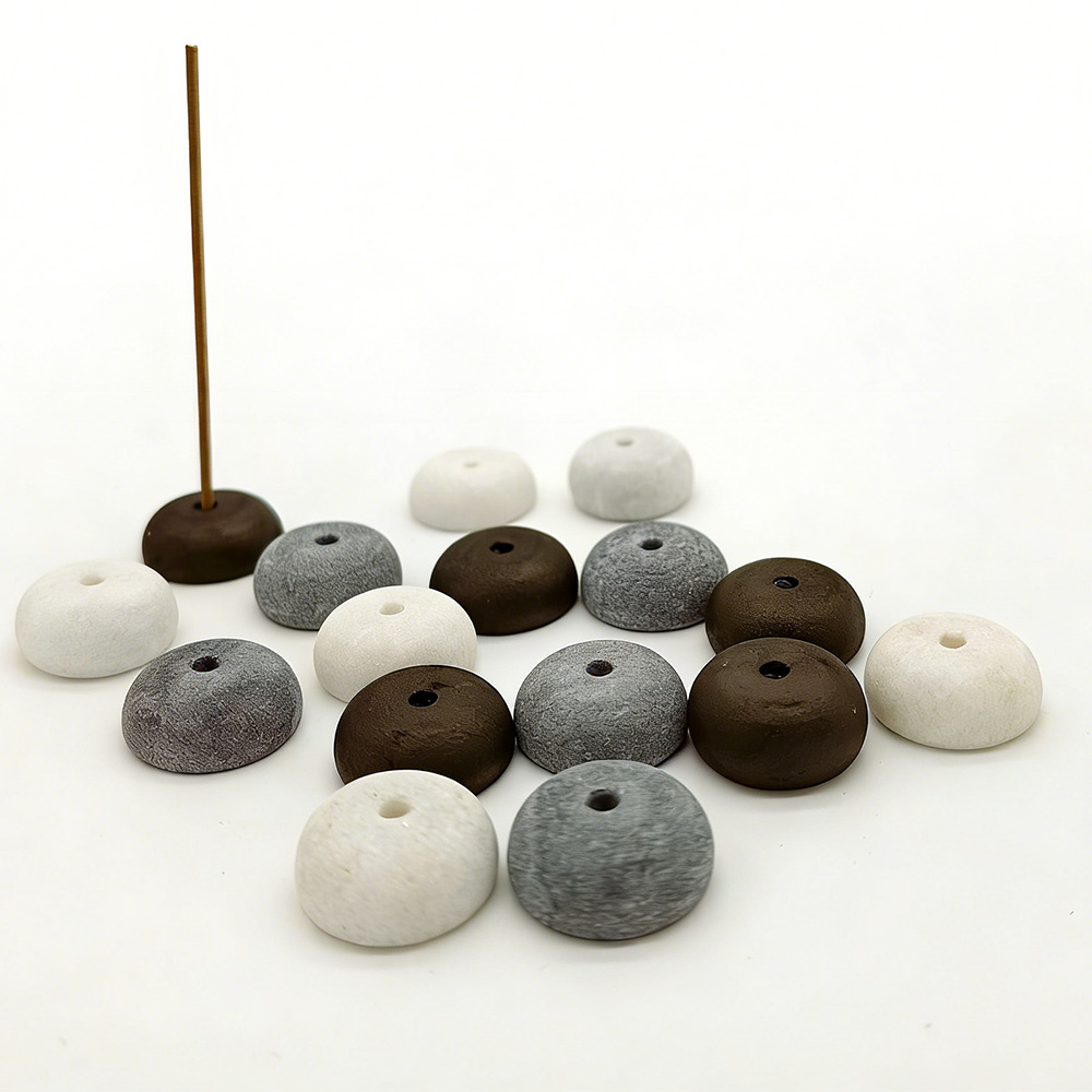 Incense Stick Holder - 2pcs Natural Stone Incense Sticks Holder