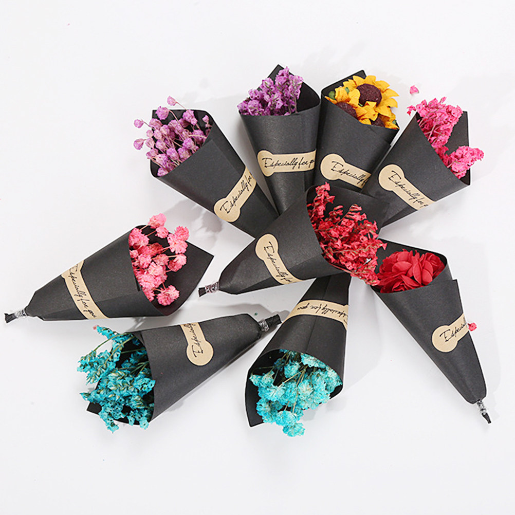 Dried Flower Bouquet - 6Pcs Dried Flower Bouquet Premium Eco-Friendly