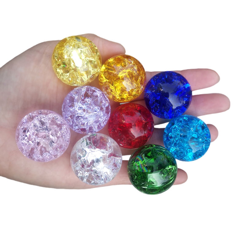 Home Decor Modern Organic - 9colors 30mm Crystal Ice Crack Ball
