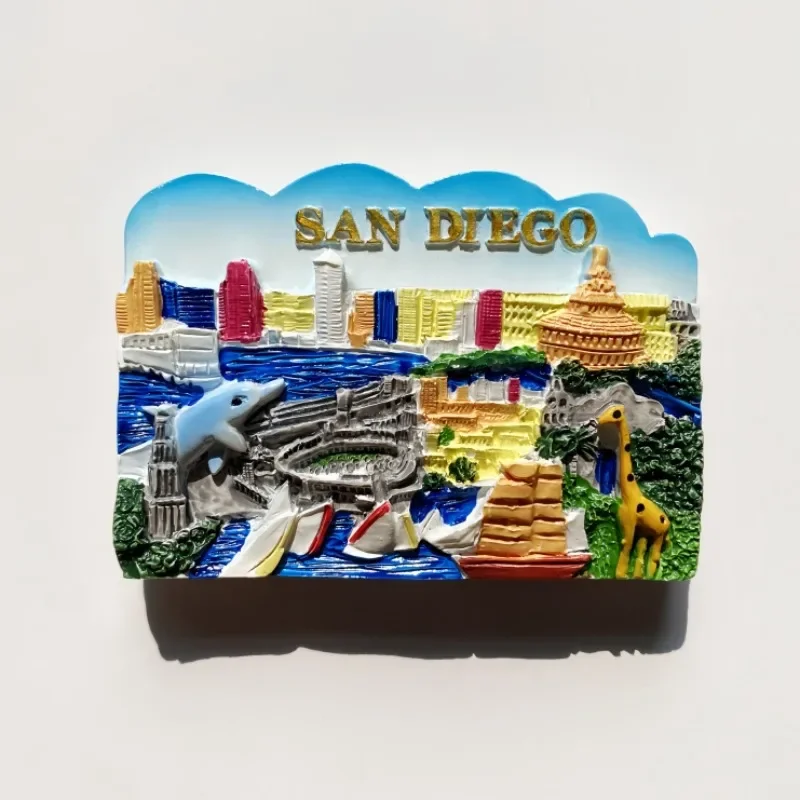 Home Decor New York - United States Fridge Stickers San Diego