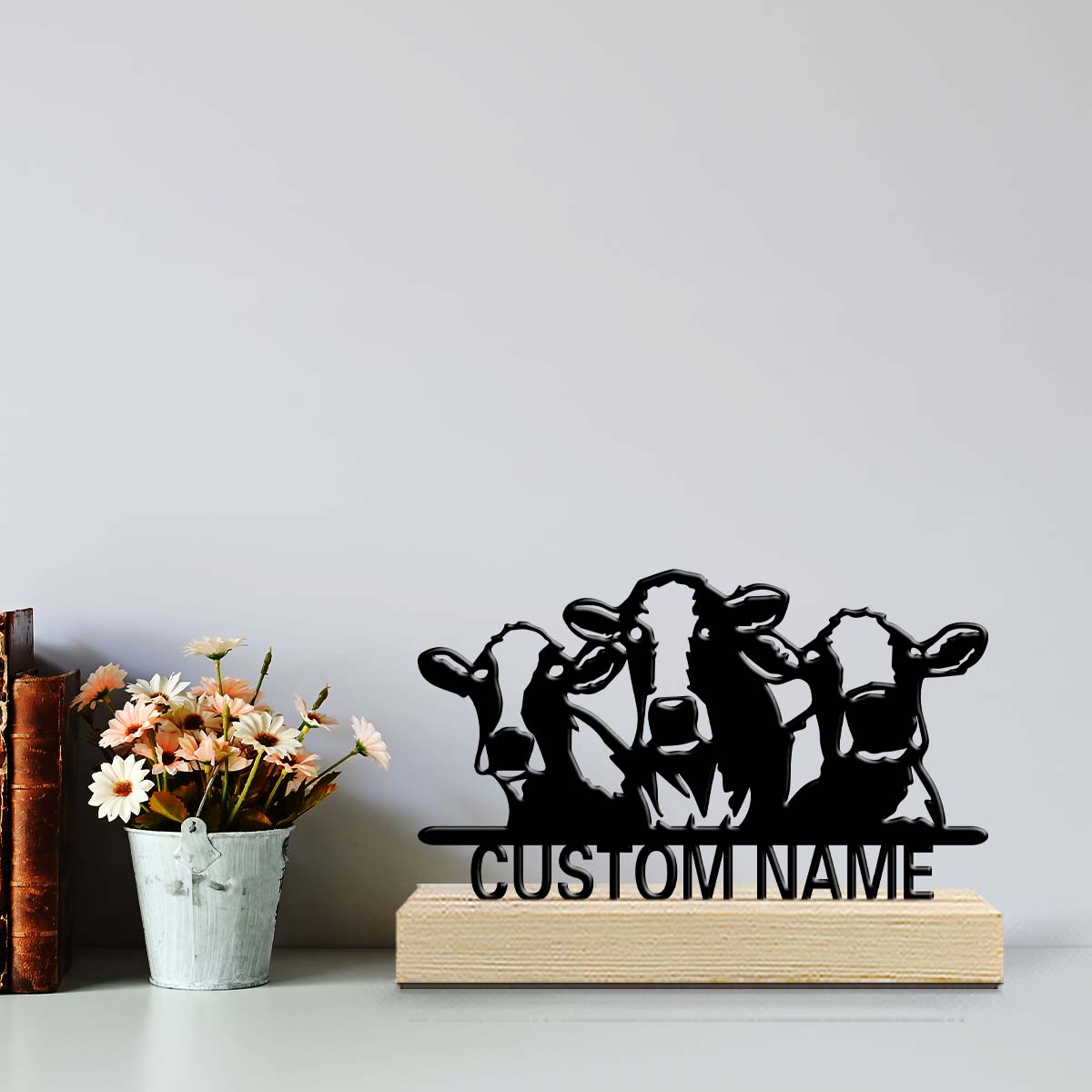 Home Decor Names - 1pc Personalized Iron Desktop Ornament Customizable