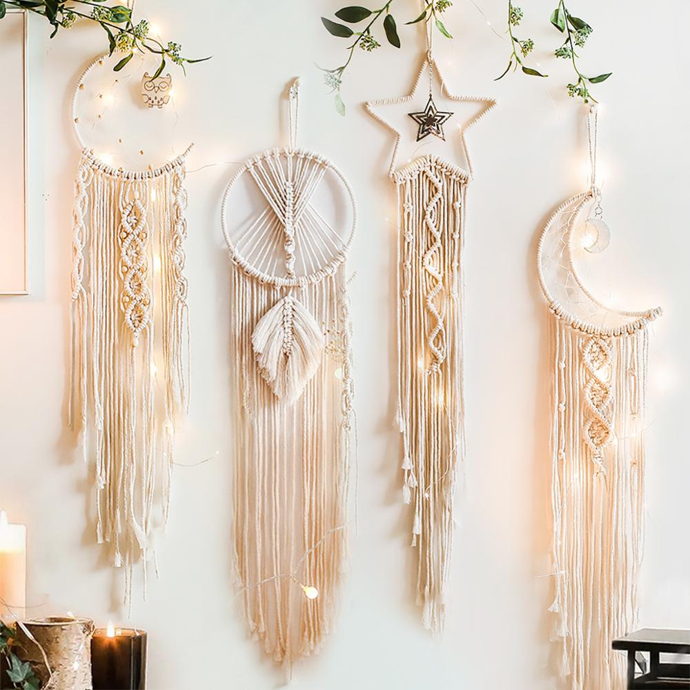 Home Decor Ramadan - Macrame Dream Catcher Boho Home Decor