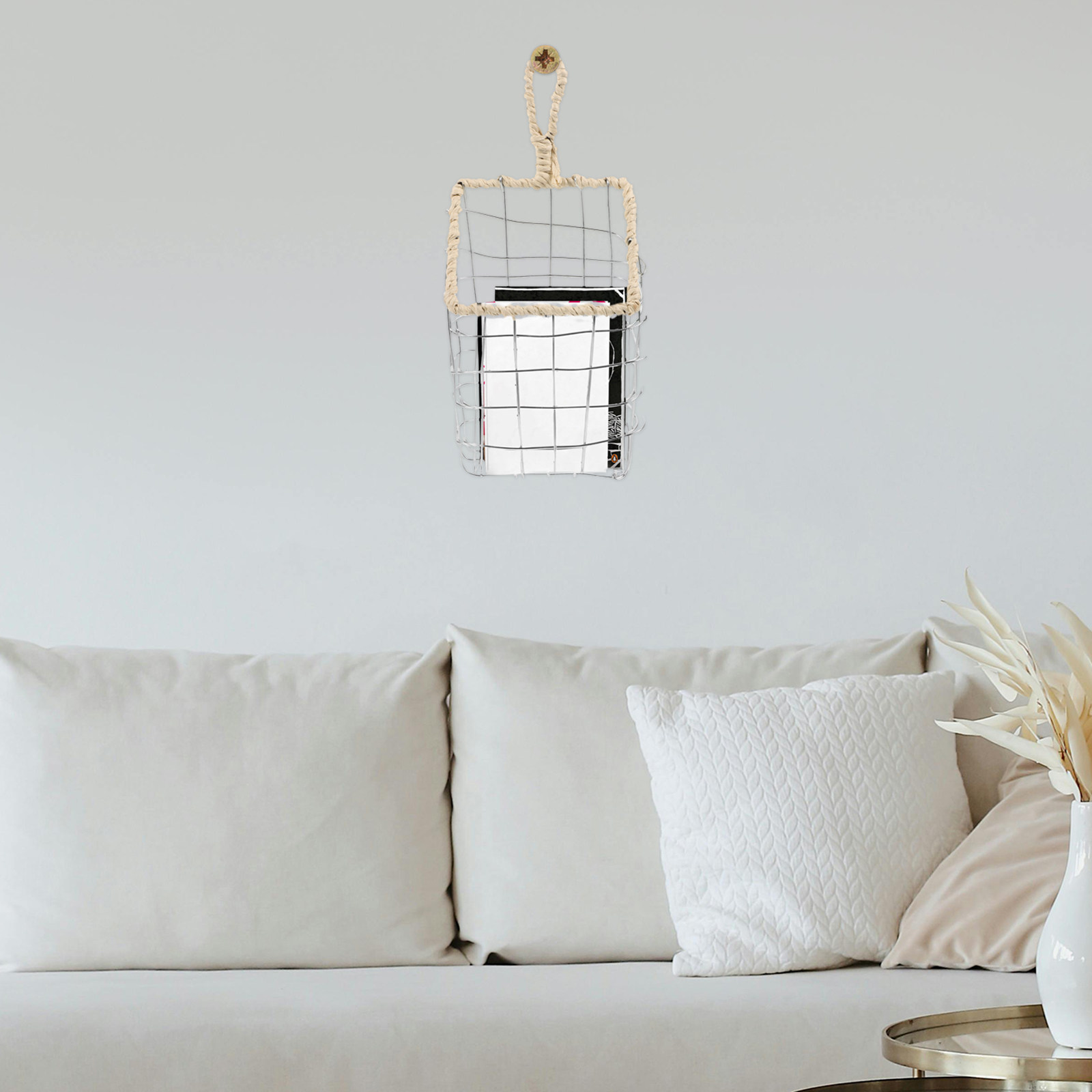 Home Decor Magazine - Wall Mounted Iron Book Holder Nordic