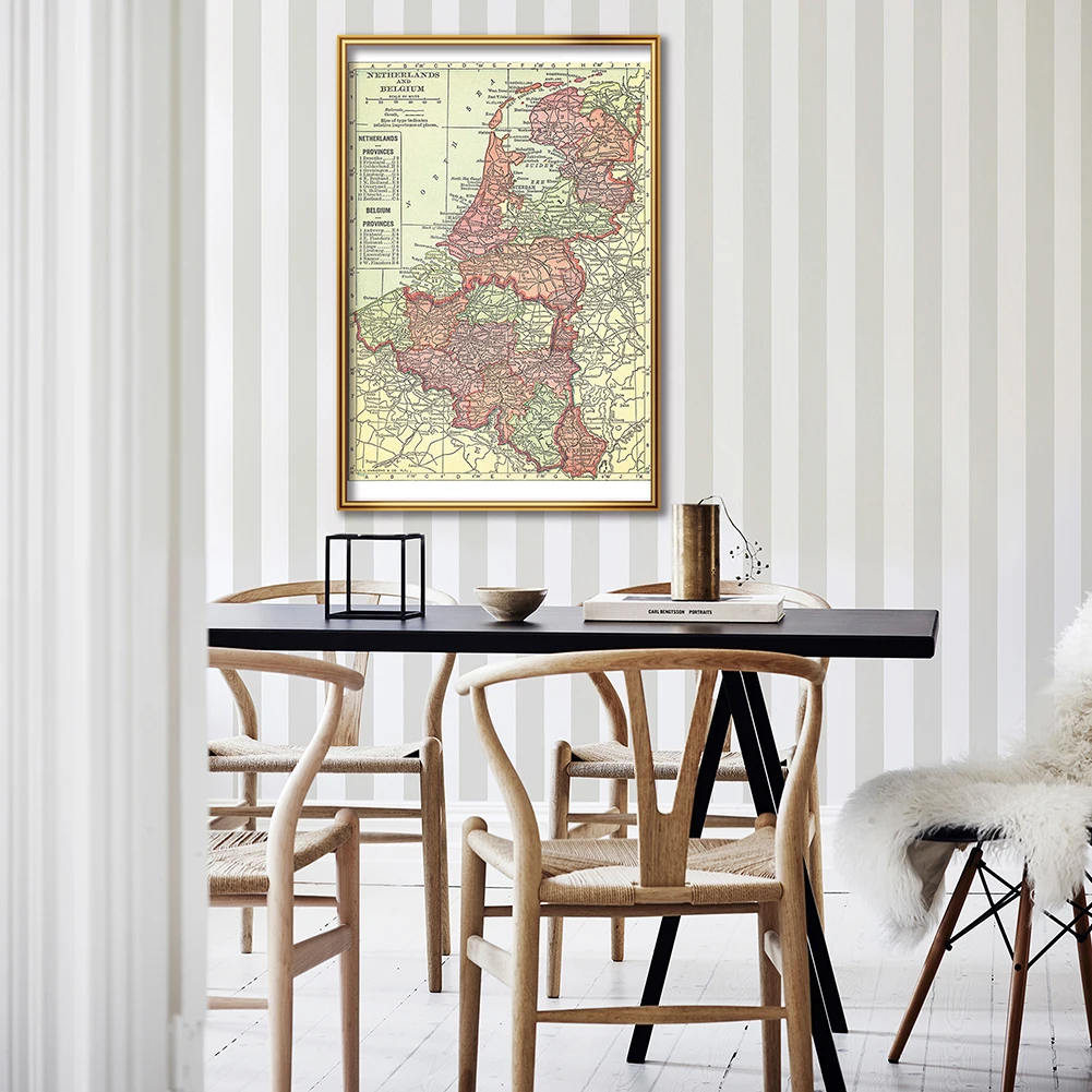 Home Decor Netherlands - 42*59cm The 1914 Belgium and Netherlands