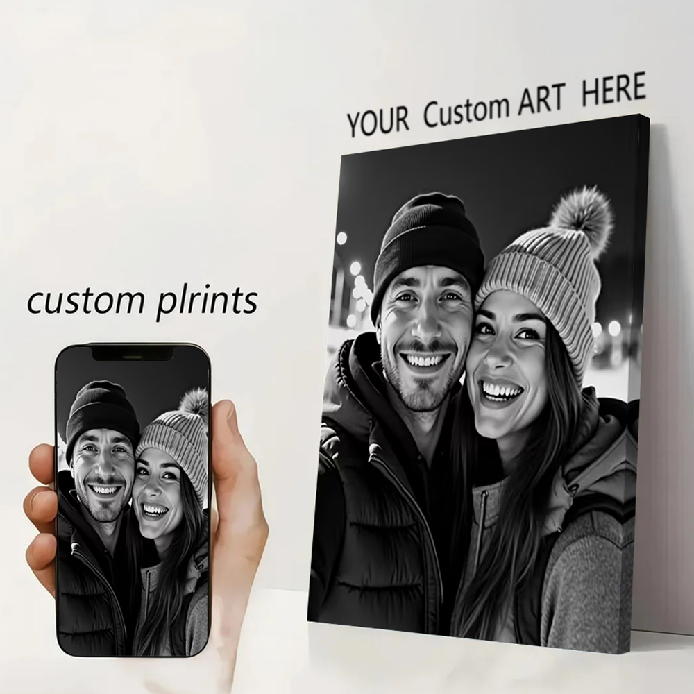 Home Decor Rustic - Custom Print Canvas Painting From Your