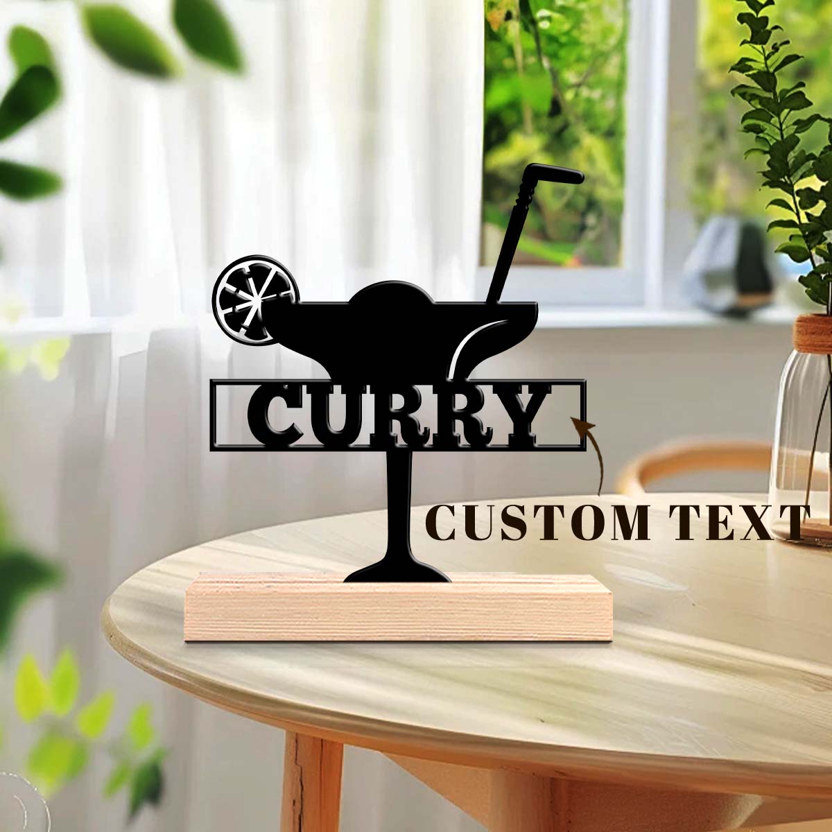 1pc Personalized Iron Desktop  - огляд і ціна Home Decor Names
