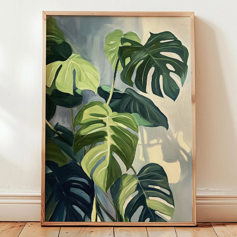 1pc Modern Houseplants Leaves  - огляд і ціна Home Decor Design Interior