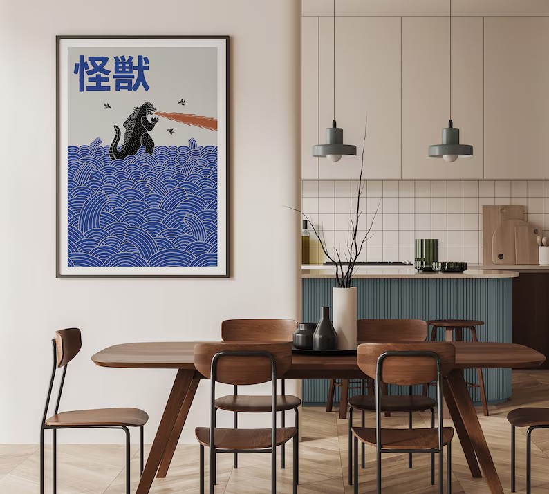 Japanese Contemporary Tokyo Ar - огляд і ціна Watercolor Poster Print