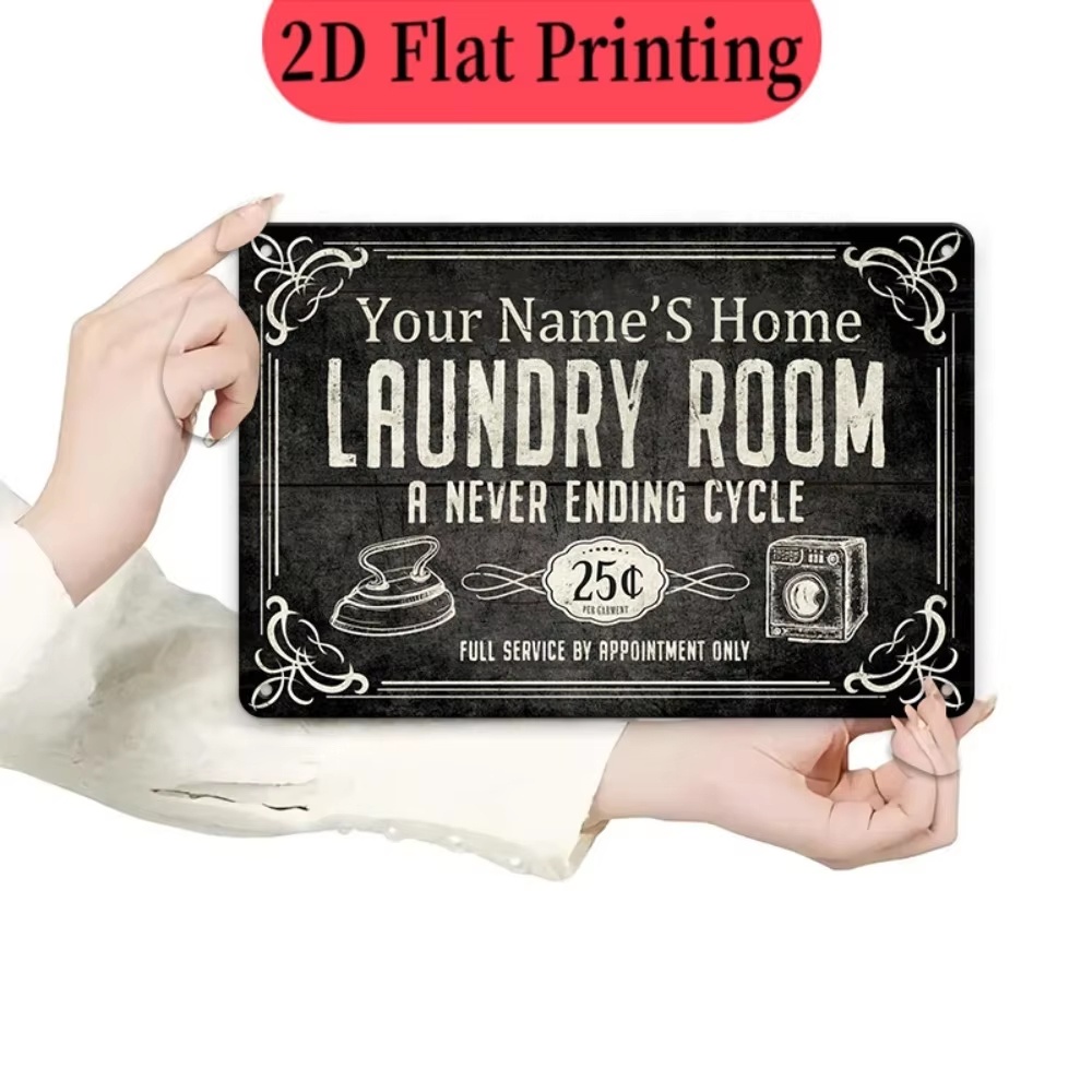 Custom Name Laundry Sign, Endl - огляд і ціна Home Decor Names