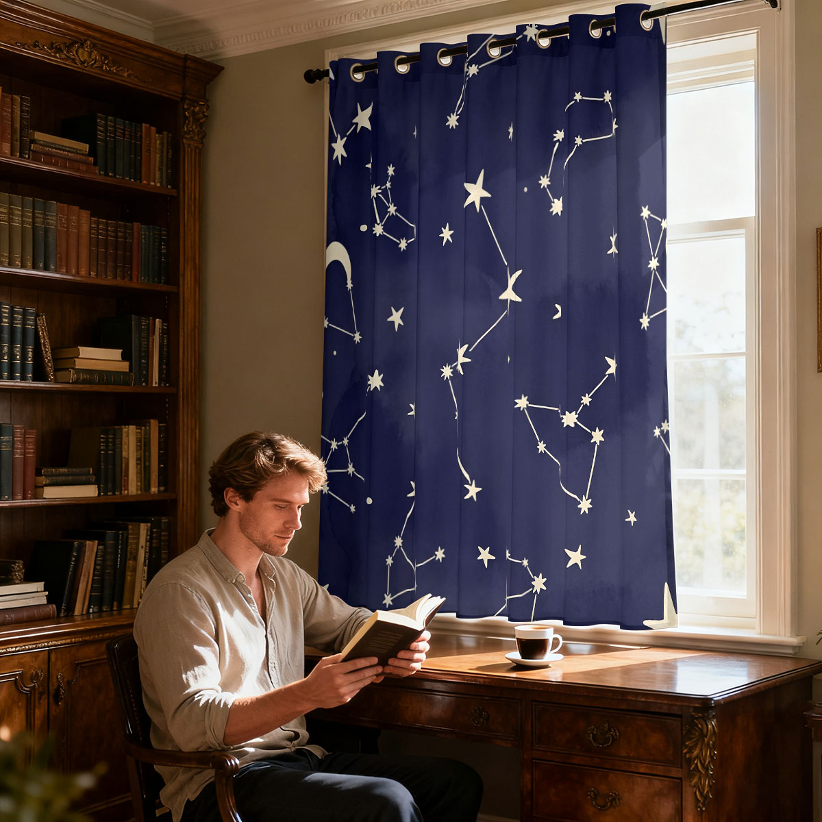 1pc Retro Rose Floral Single L - огляд і ціна Home Decor Curtains