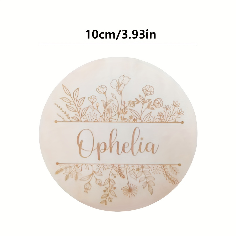 Personalized Floral Engraved N - огляд і ціна Home Decor Rustic