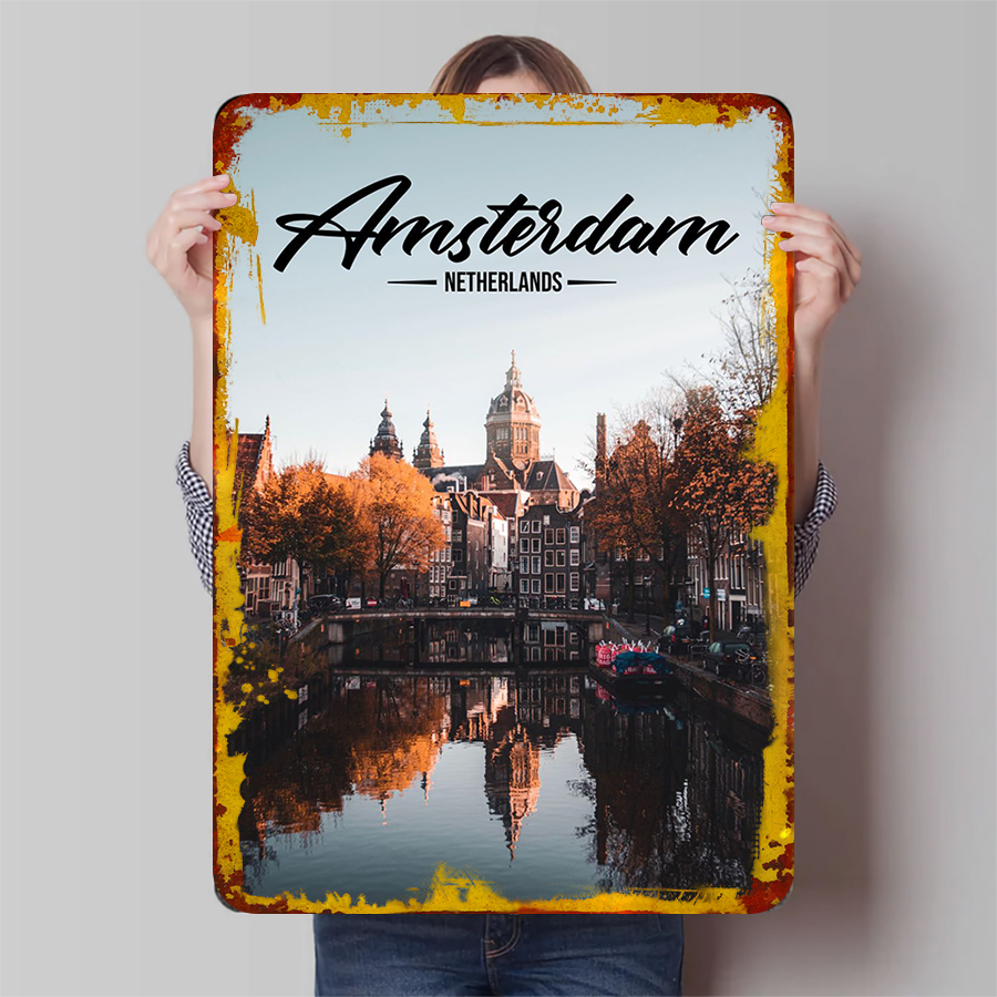 Amsterdam Netherlands Cityscap - огляд і ціна Home Decor Netherlands