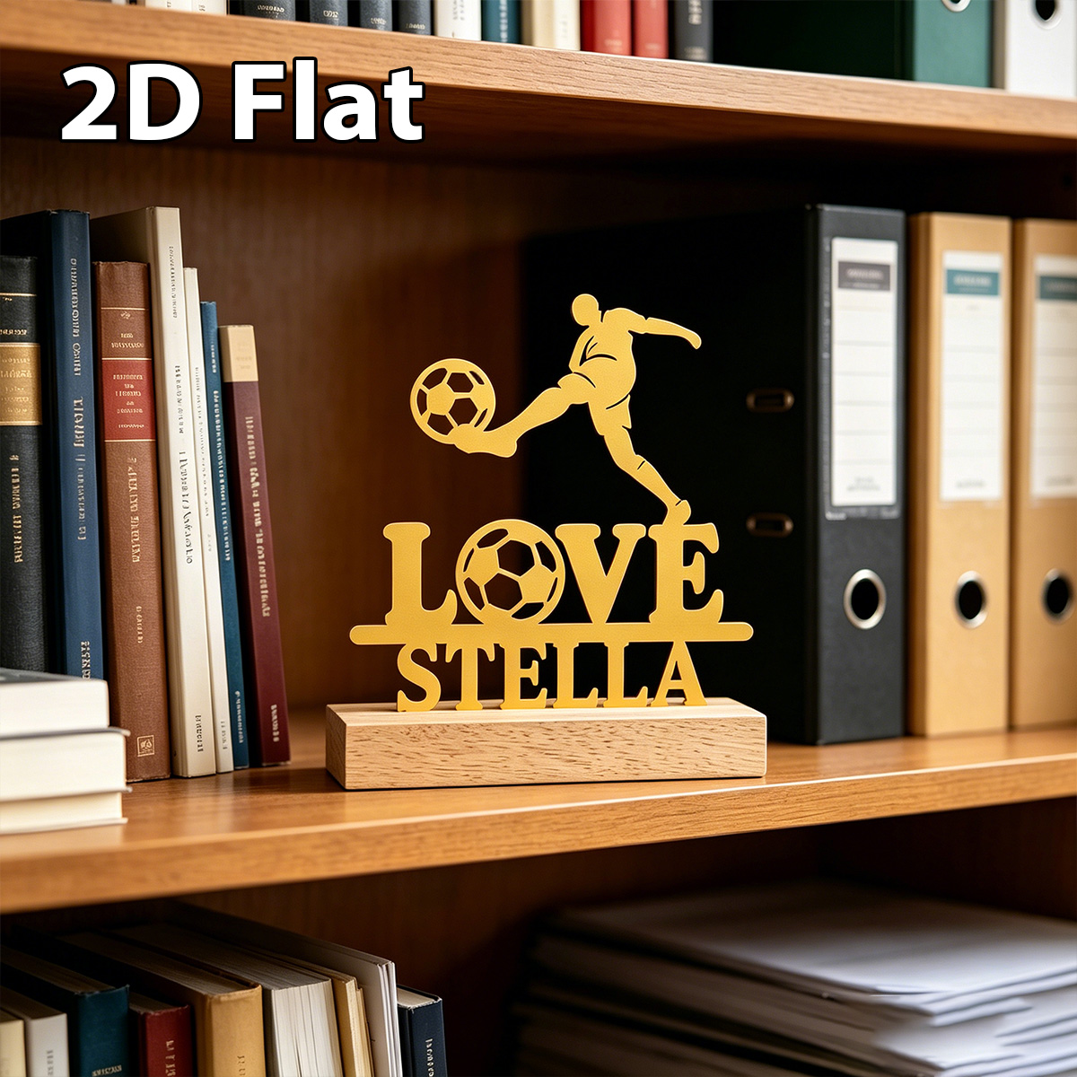 1Pc Custom Name love football  - огляд і ціна Home Decor Names