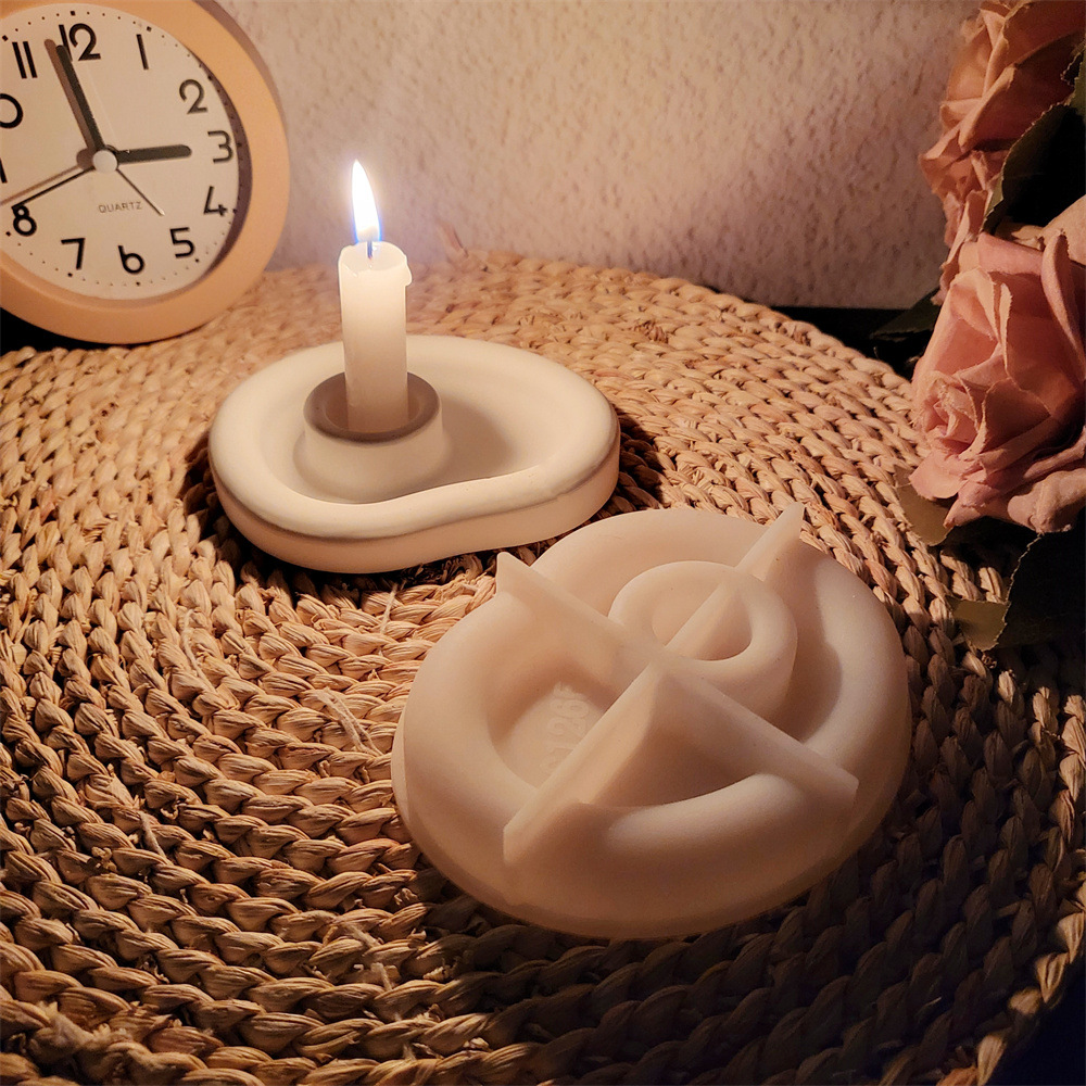 Organic Shape Candle Tray Sili - огляд і ціна Home Decor Modern Organic