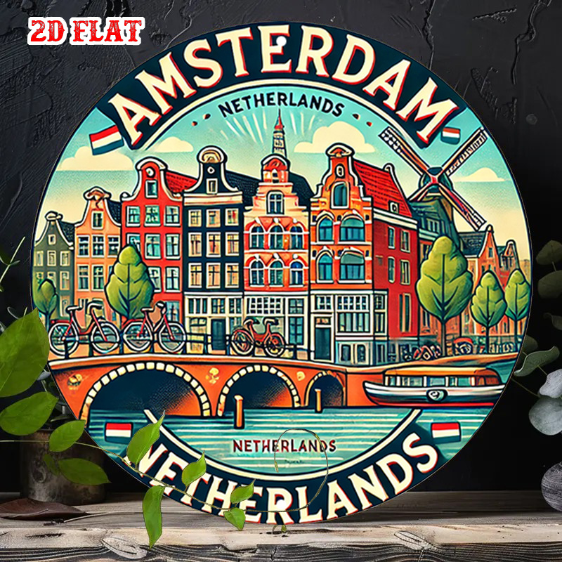 2D Flat, 1pc Amsterdam Netherl - огляд і ціна Home Decor Netherlands