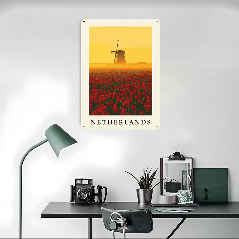 Netherlands Windmill and Tulip - огляд і ціна Home Decor Netherlands