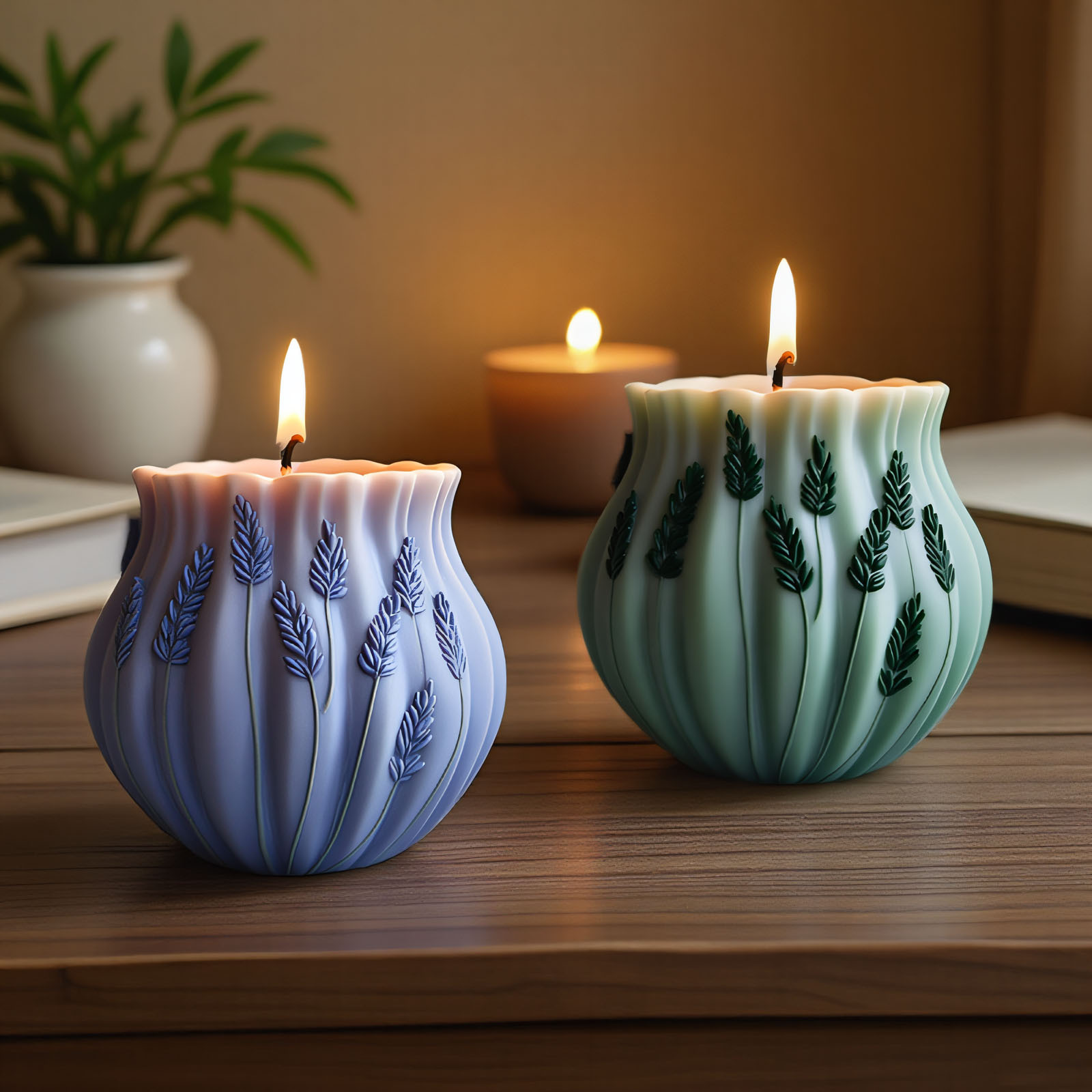 Lavender Silicone Candle Mold  - огляд і ціна Home Decor Unique Items