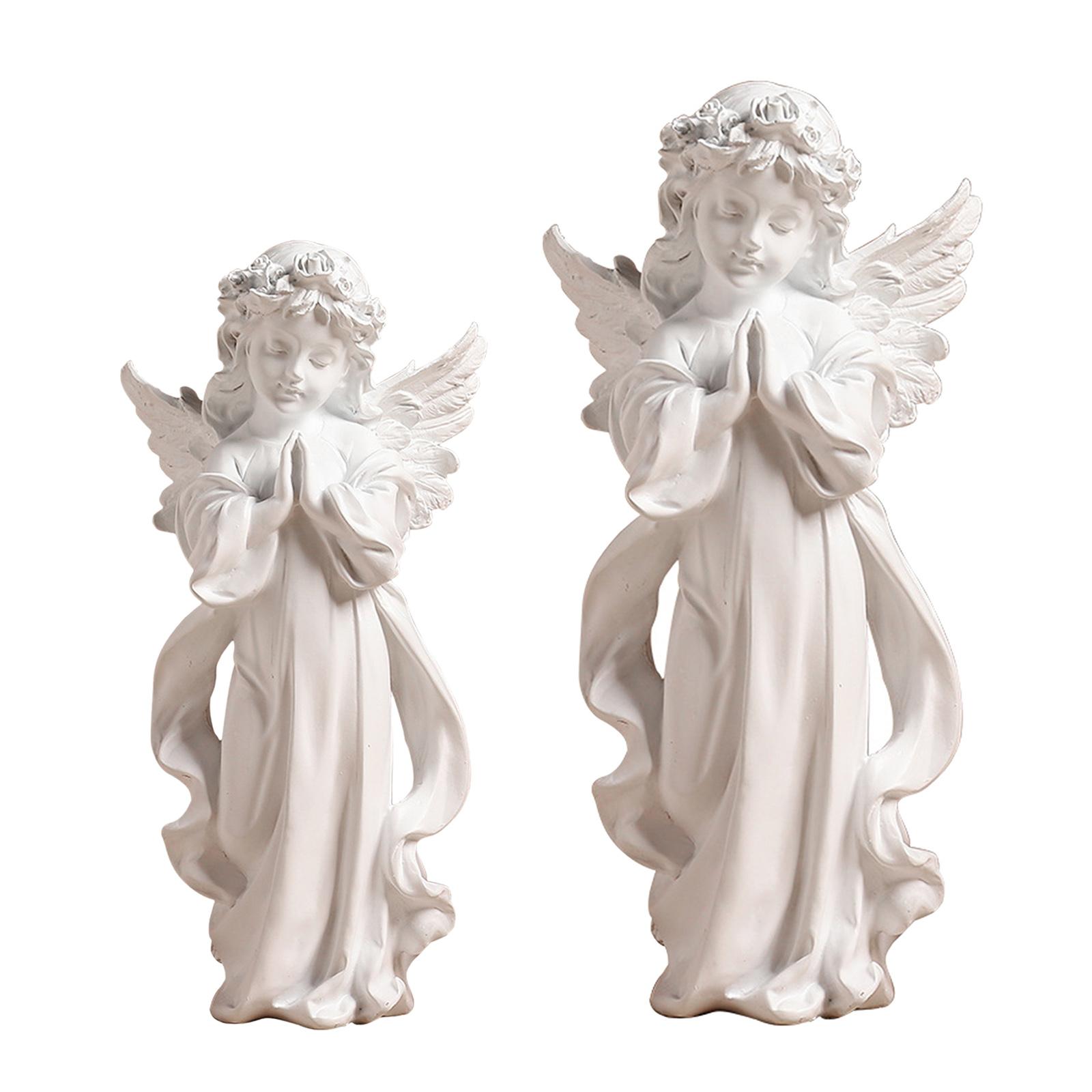 Cute Resin Praying Angel Figur - огляд і ціна Home Decor Modern Organic