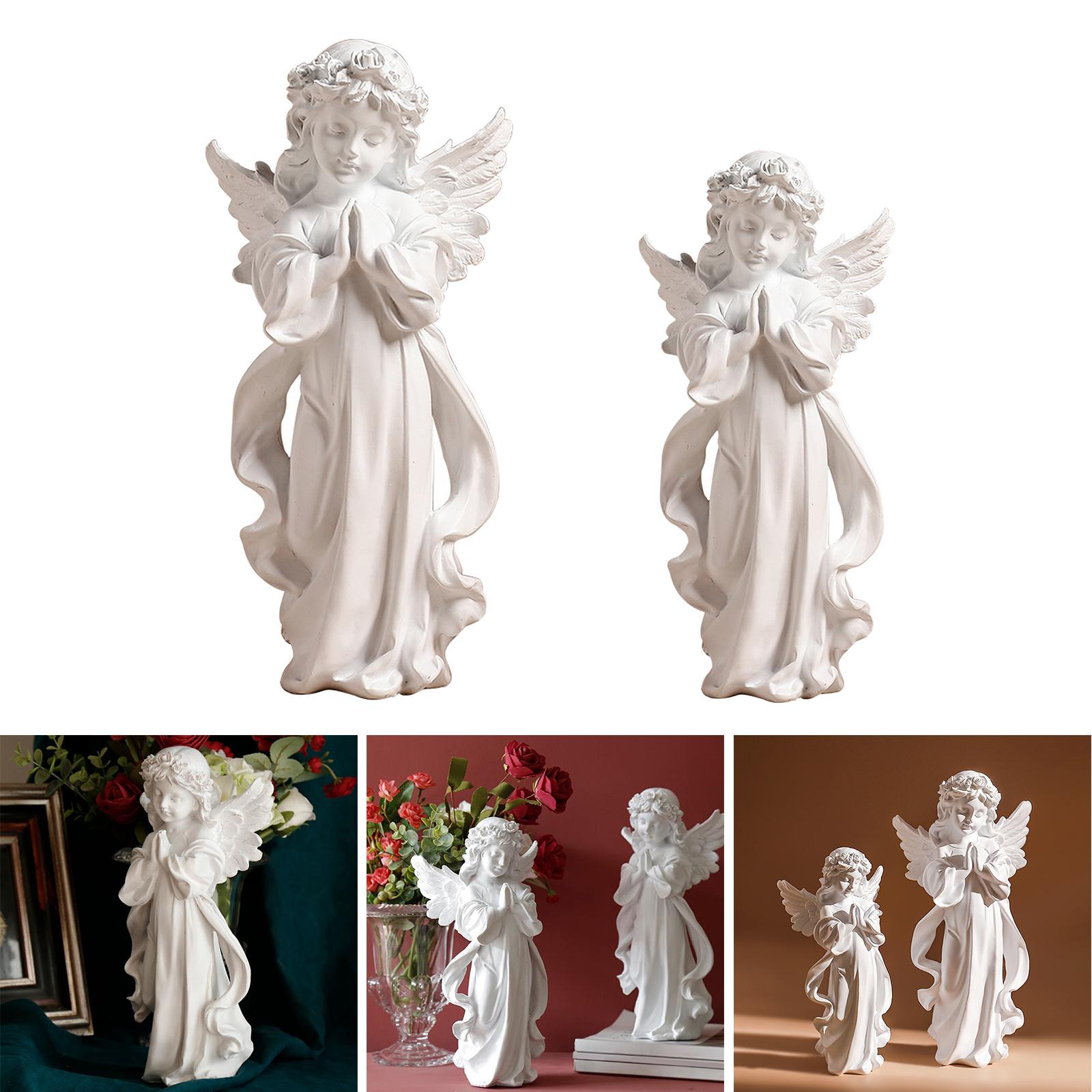 Cute Resin Praying Angel Figur - огляд і ціна Home Decor Modern Organic