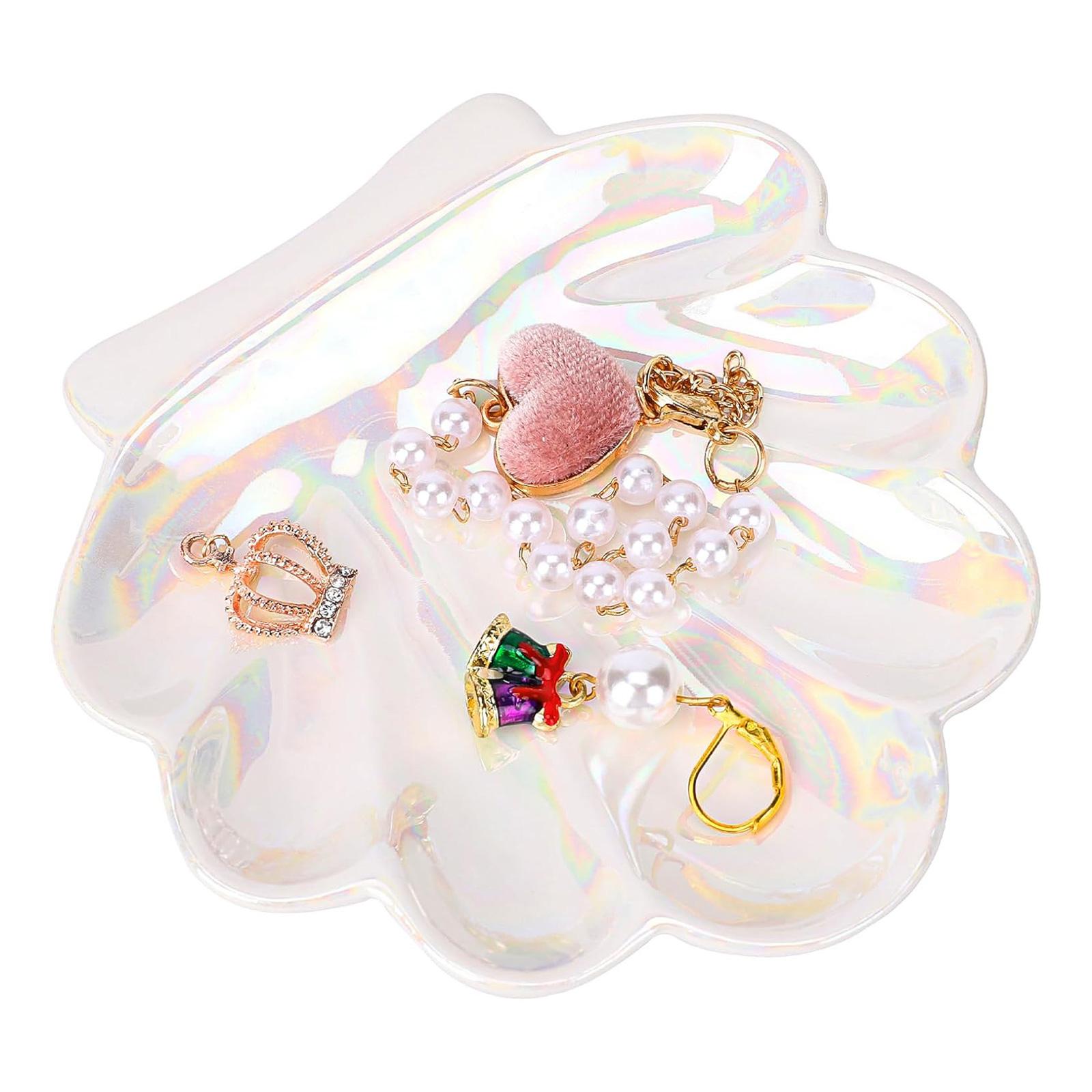 Shell Jewelry Dish Jewelry Pla - огляд і ціна Ceramic Trinket Dish