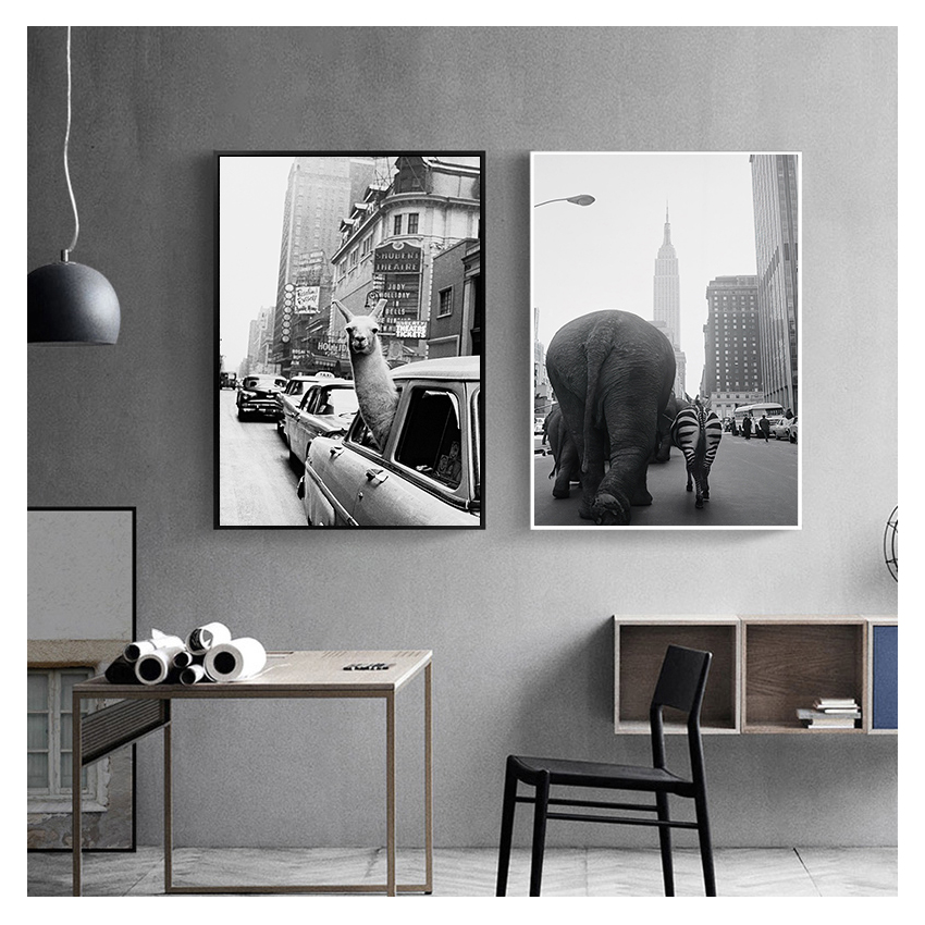 Canvas Poster Painting Zoo Ani - огляд і ціна Home Decor New York