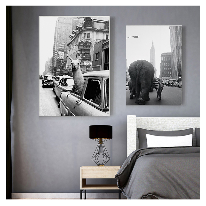 Canvas Poster Painting Zoo Ani - огляд і ціна Home Decor New York