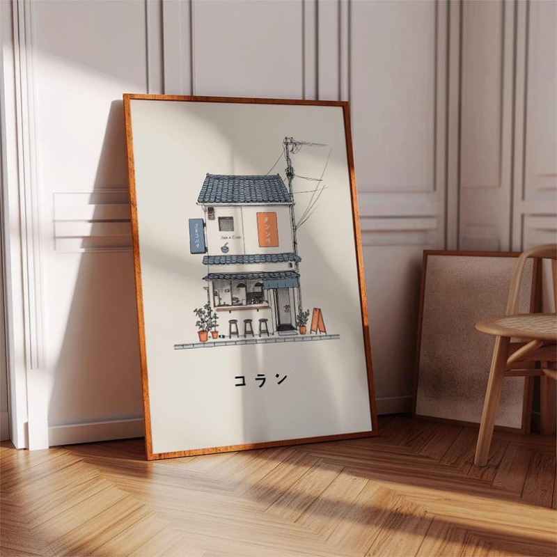 1pc Japanese Ramen Shop Canvas - огляд і ціна Home Decor Design Interior