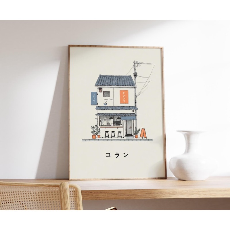 1pc Japanese Ramen Shop Canvas - огляд і ціна Home Decor Design Interior