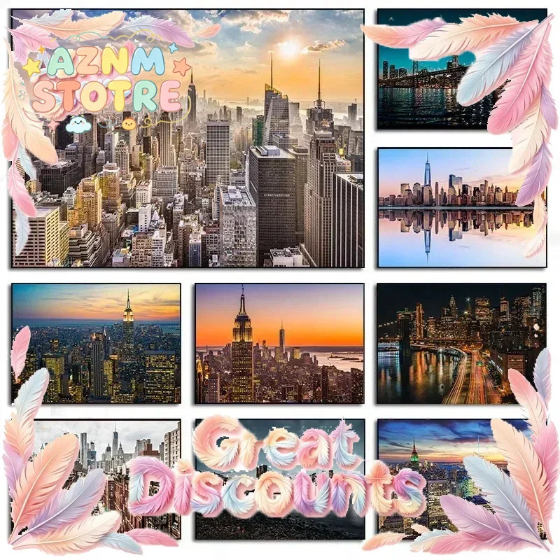 New York City Night Skyline La - огляд і ціна Home Decor New York
