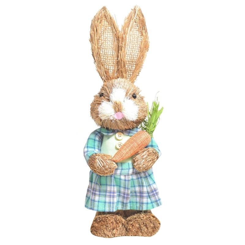 Straw Rabbit Bunny Decorations - огляд і ціна Home Decor Modern Organic