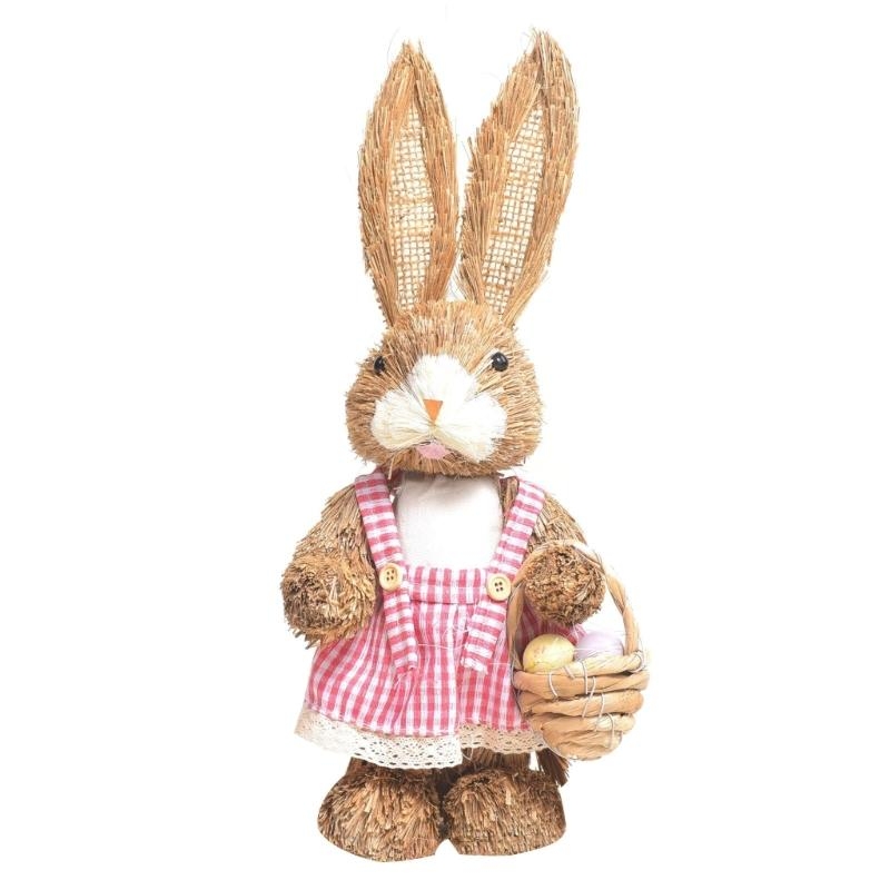 Straw Rabbit Bunny Decorations - огляд і ціна Home Decor Modern Organic