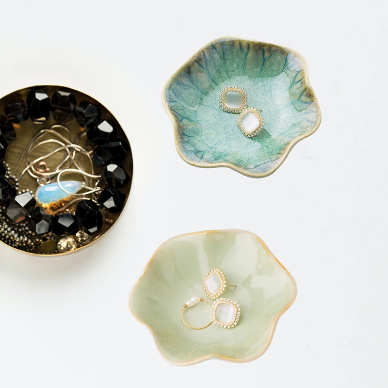 Ceramic Lotus Leaf Jewelry Tra - огляд і ціна Ceramic Trinket Dish
