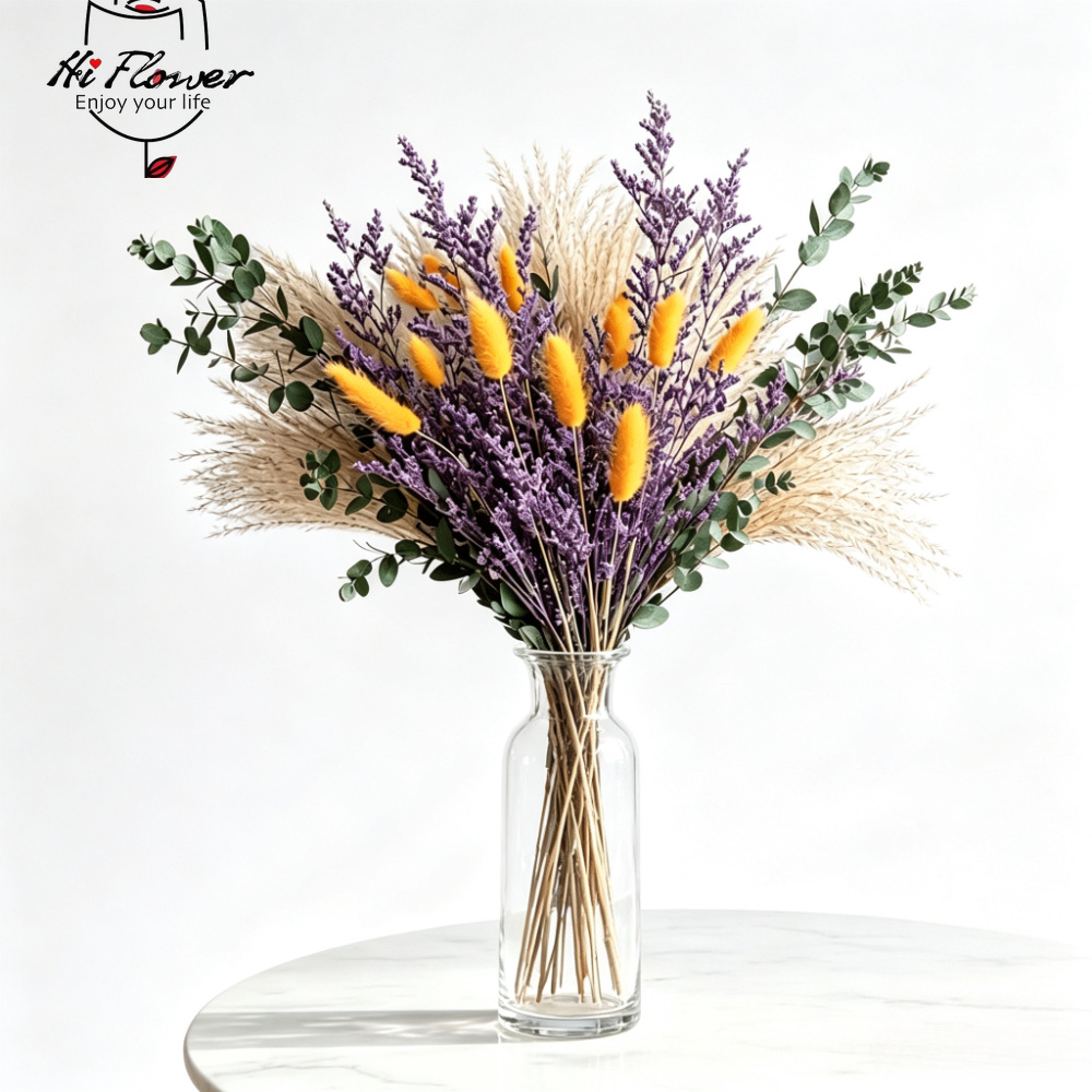 Natural Dried Flowers Pampas G - огляд і ціна Dried Flower Bouquet
