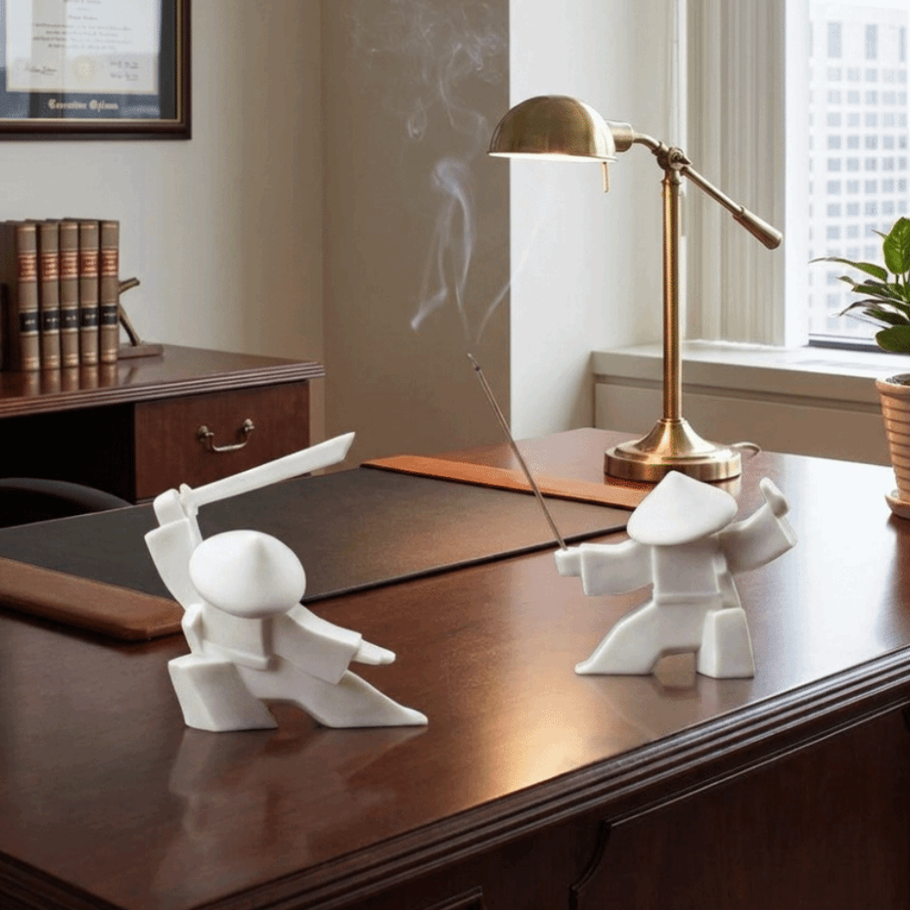 2PCS 3D Printed Samurai Incens - огляд і ціна Incense Stick Holder