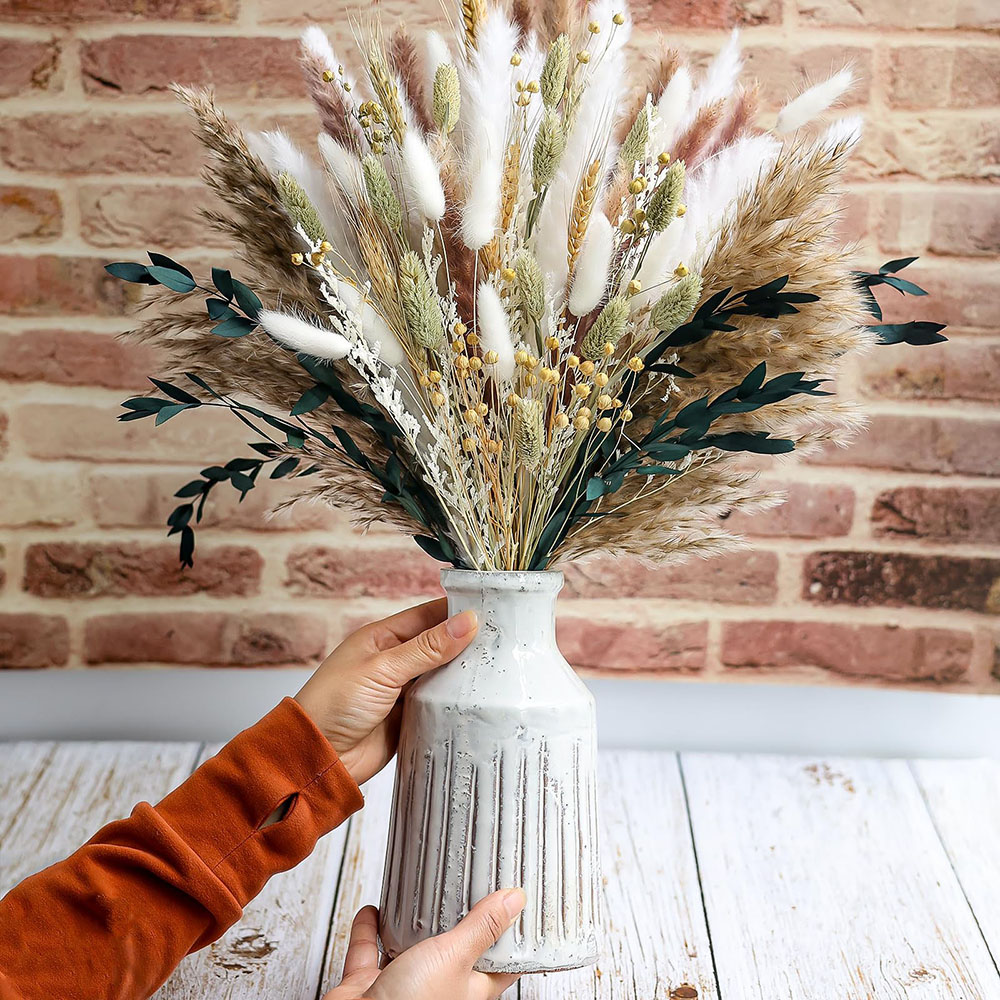 100pcs Dried Pampas Grass Bouq - огляд і ціна Dried Flower Bouquet