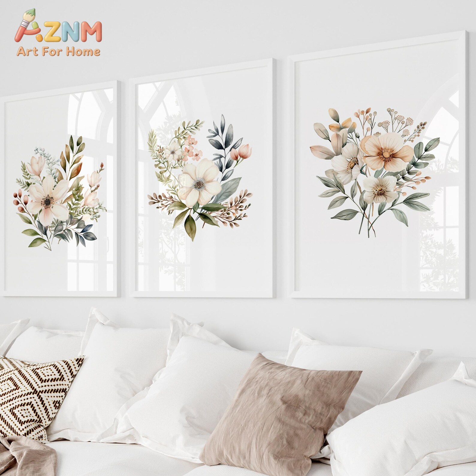 Set of 3 Wildflowers |Vintage  - огляд і ціна Home Decor Kit