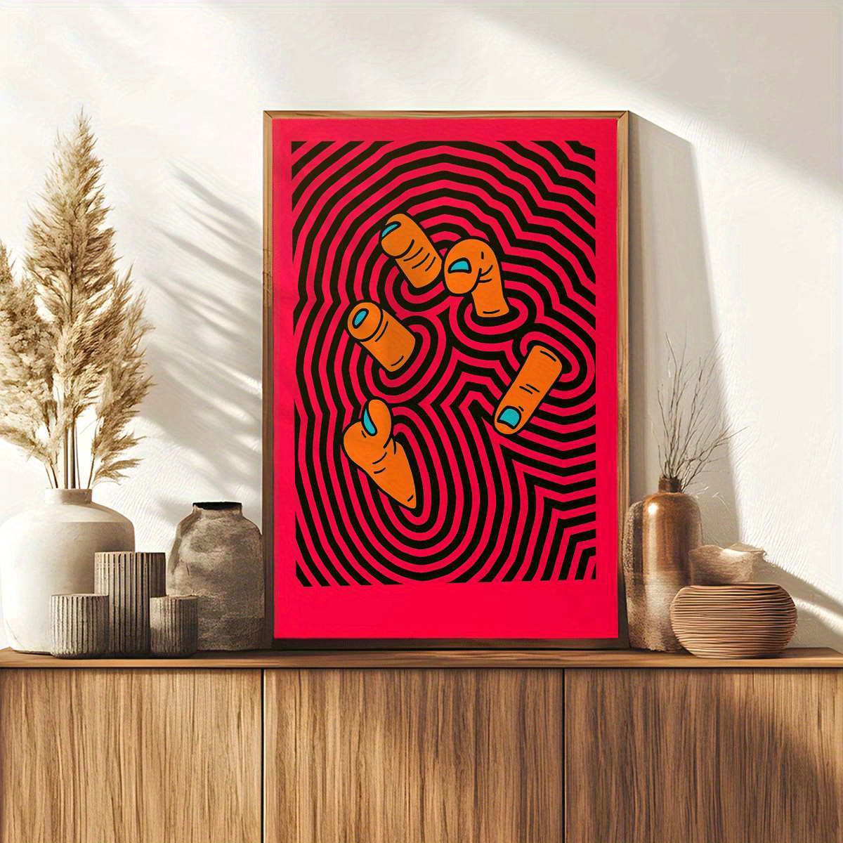 Modern Abstract Finger Art Pos - огляд і ціна Home Decor Design Interior