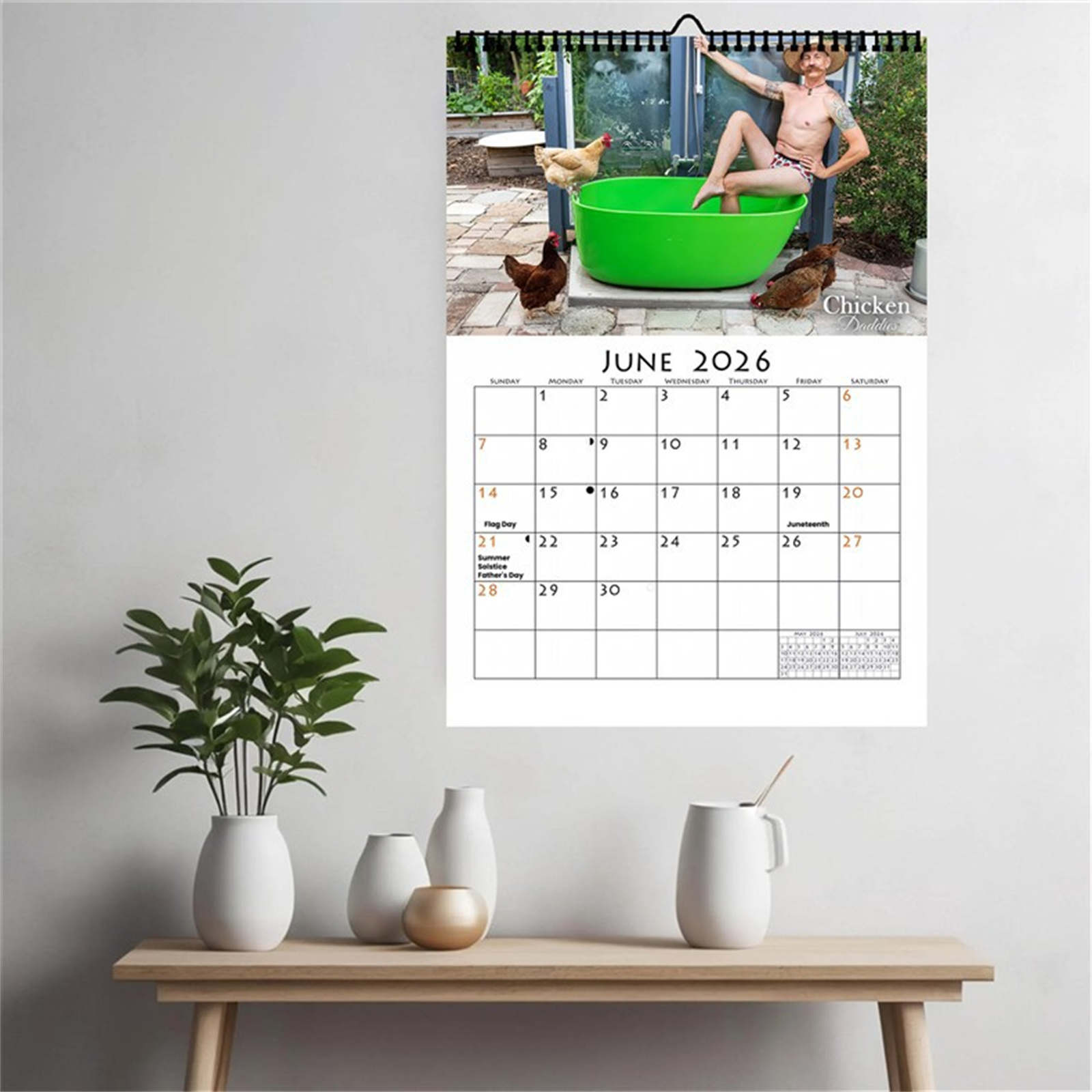 2026 Funny Chicken Daddy Wall  - огляд і ціна Home Decor Rustic