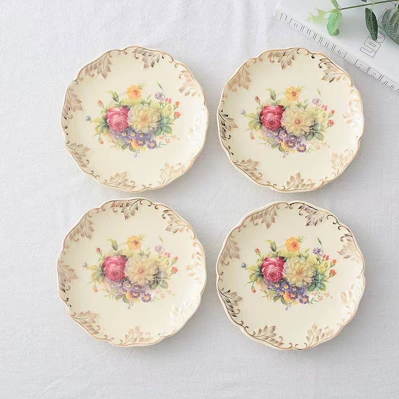 Rose Flower Hand Painted Coffe - огляд і ціна Ceramic Trinket Dish