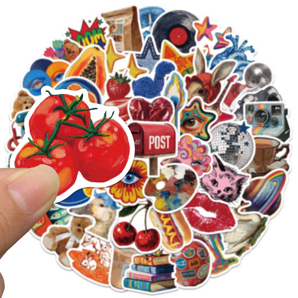 50pcs Vintage Y2K Sticker Fash - огляд і ціна Home Decor Magazine