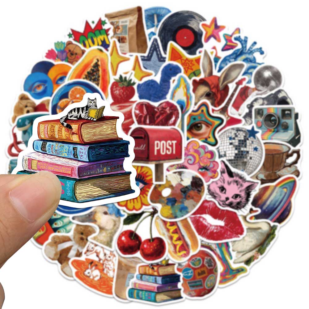 50pcs Vintage Y2K Sticker Fash - огляд і ціна Home Decor Magazine
