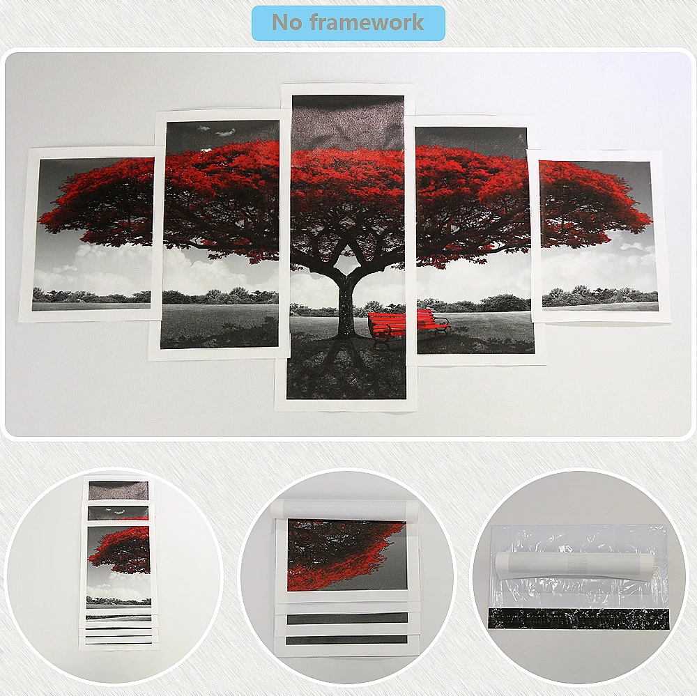 No Framed 5Pcs Landscape New Y - огляд і ціна Home Decor New York