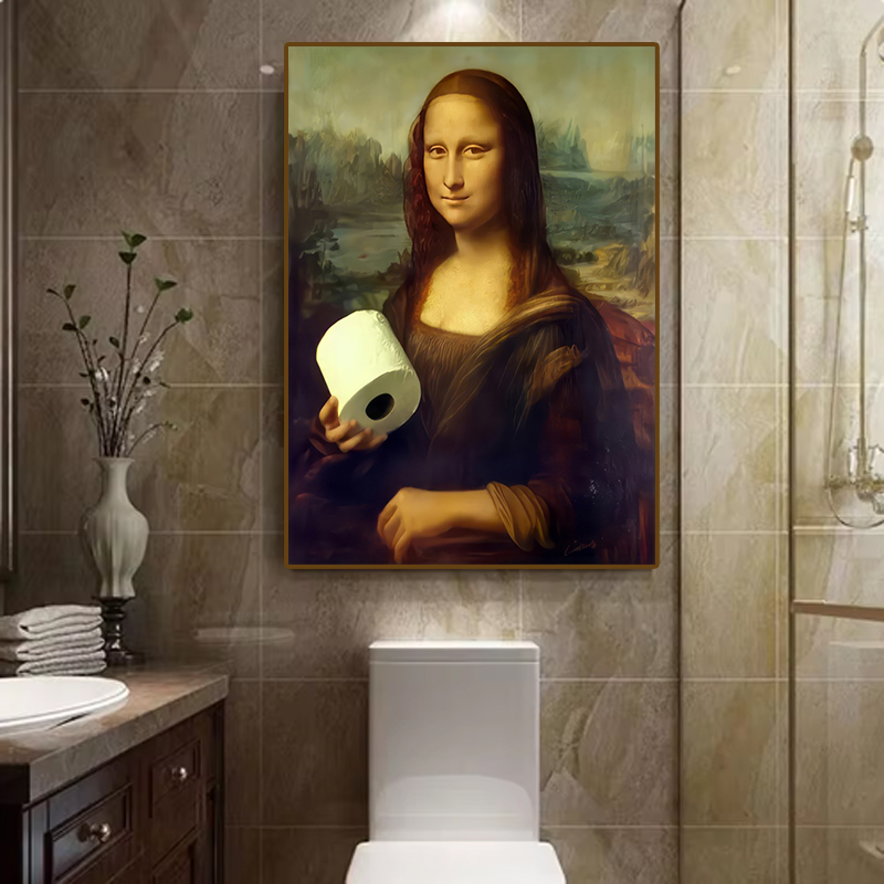 1pc Funny Abstract Bathroom To - огляд і ціна Home Decor Design Interior