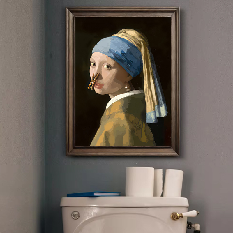 1pc Funny Abstract Bathroom To - огляд і ціна Home Decor Design Interior