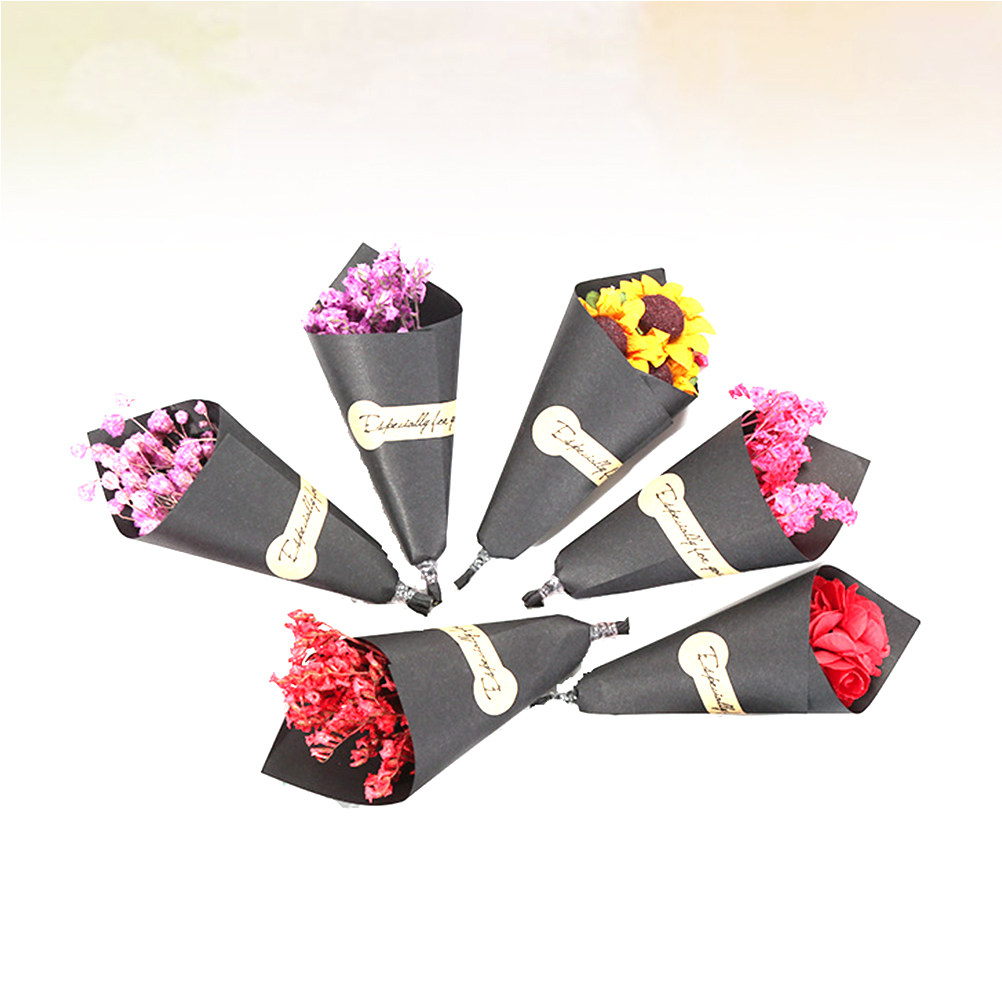 6Pcs Dried Flower Bouquet Prem - огляд і ціна Dried Flower Bouquet