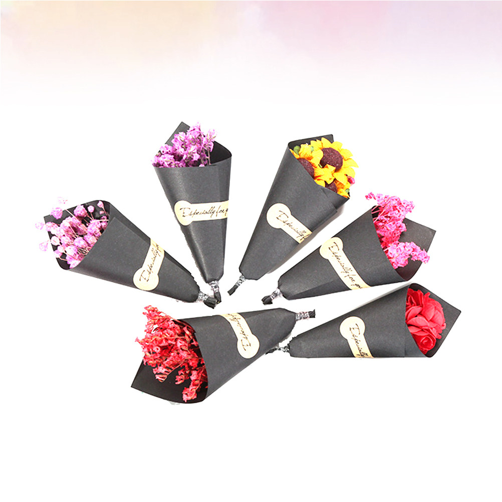 6Pcs Dried Flower Bouquet Prem - огляд і ціна Dried Flower Bouquet
