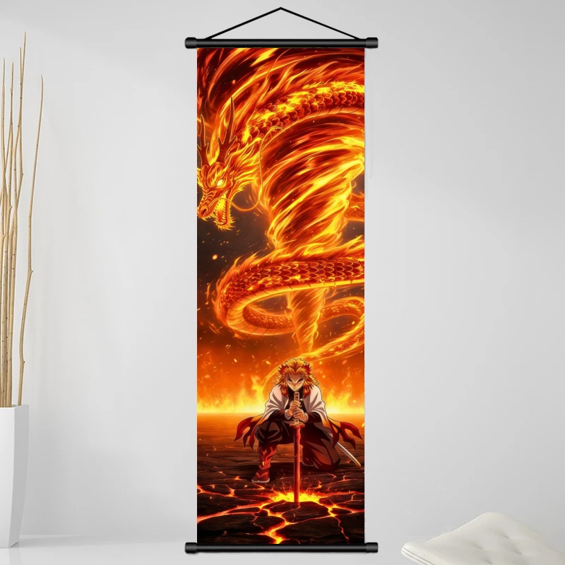 Demon Slayer Kyojuro Rengoku H - огляд і ціна Home Decor Rustic